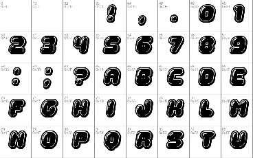 Jellies font