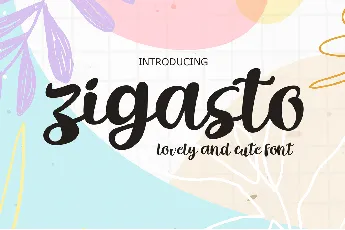 Zigasto font