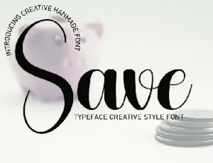 Save Script font