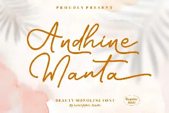 Andhine Manta font