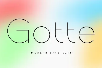 Gatte font