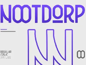 Nootdorp Typeface font