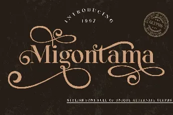 Migontama font