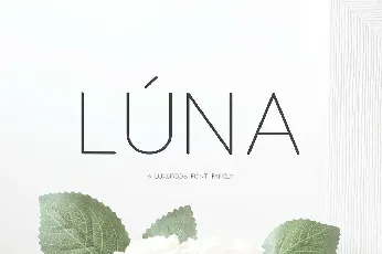 LÃºna Family Free font