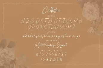 Calliesha Demo font