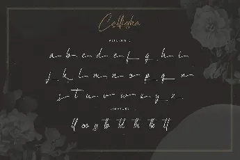 Calliesha Demo font