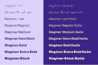 Maginer Free font