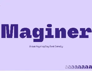 Maginer Free font