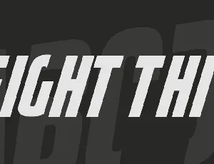 Fight This font