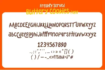 Buttery Cookies font