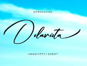 Delavista font