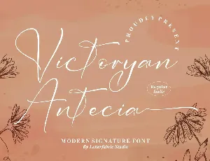 Victoryan Antecia font