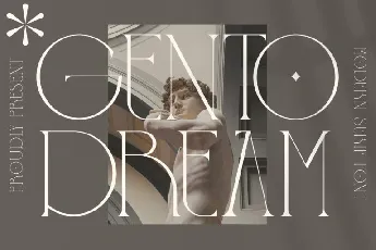 Gento Dream font