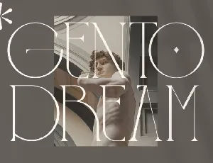 Gento Dream font