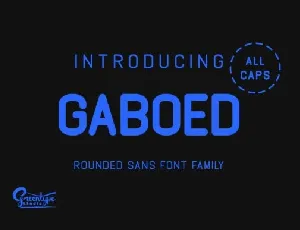 Gaboed Sans Family font