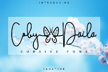 Coby Daila font