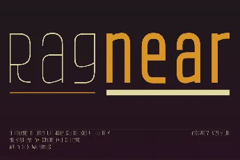 Ragnear Display font