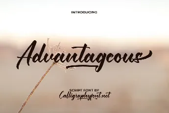 Advantageous Demo font