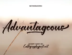 Advantageous Demo font