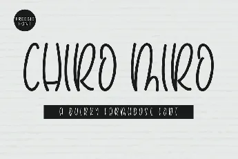 Chiro Miro font