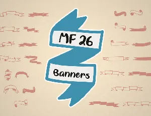 MF 26 Banners font