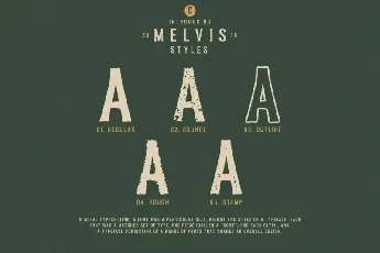 Melvis Vintage font