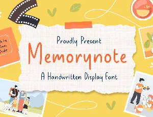 Memorynote font