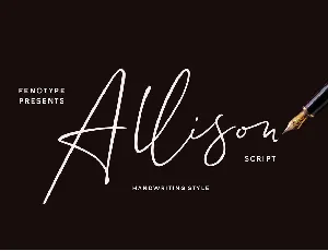 Allison font