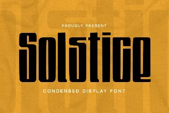 Solstice font