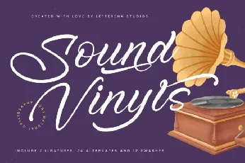 Sound Vinyls font