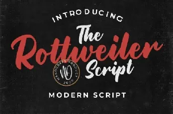 Rottweiler Script font