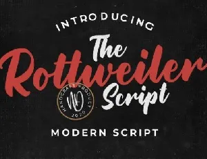 Rottweiler Script font