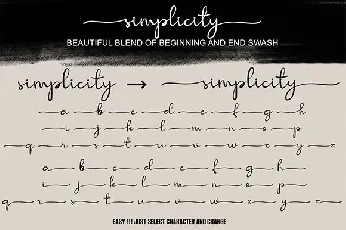 Simplicity font