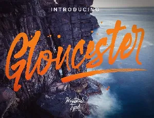 Gloucester Brush font