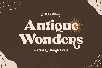 Antique Wonders font