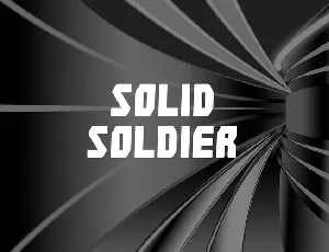 Solid Soldier font