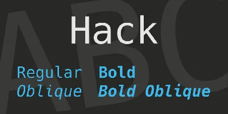 Hack font