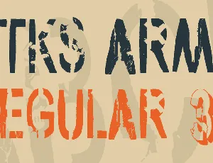 vtks army font