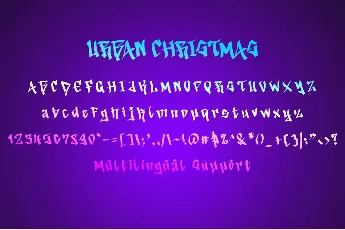 Urban Christmas Demo font