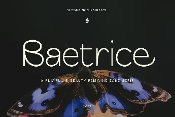 Baetrice font