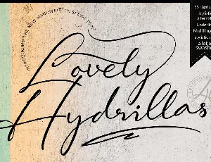 Lovely Hydrillas font