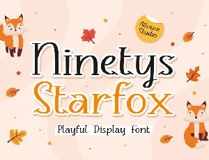 Ninetys Starfox font