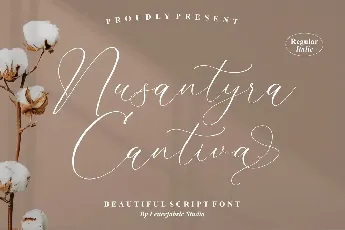 Nusantyra Cantiva font