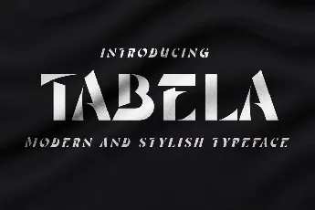 Tabela font