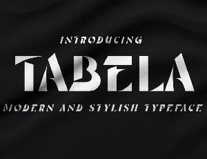 Tabela font