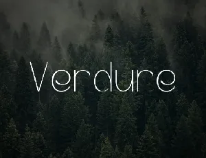 Verdure font