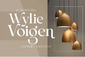 Wylie Voigen font