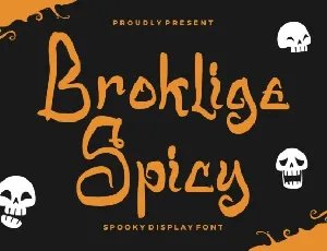 Broklige Spicy font