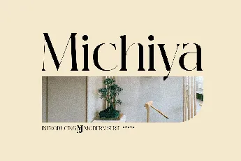 Michiya font