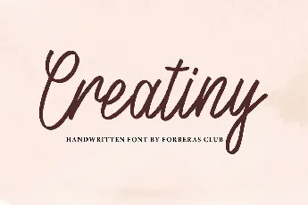 Creatiny font